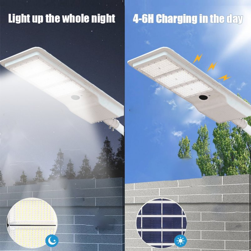 Terrace 40-80W Luz de Calle Solar Ultra Fuerte con Chip LED