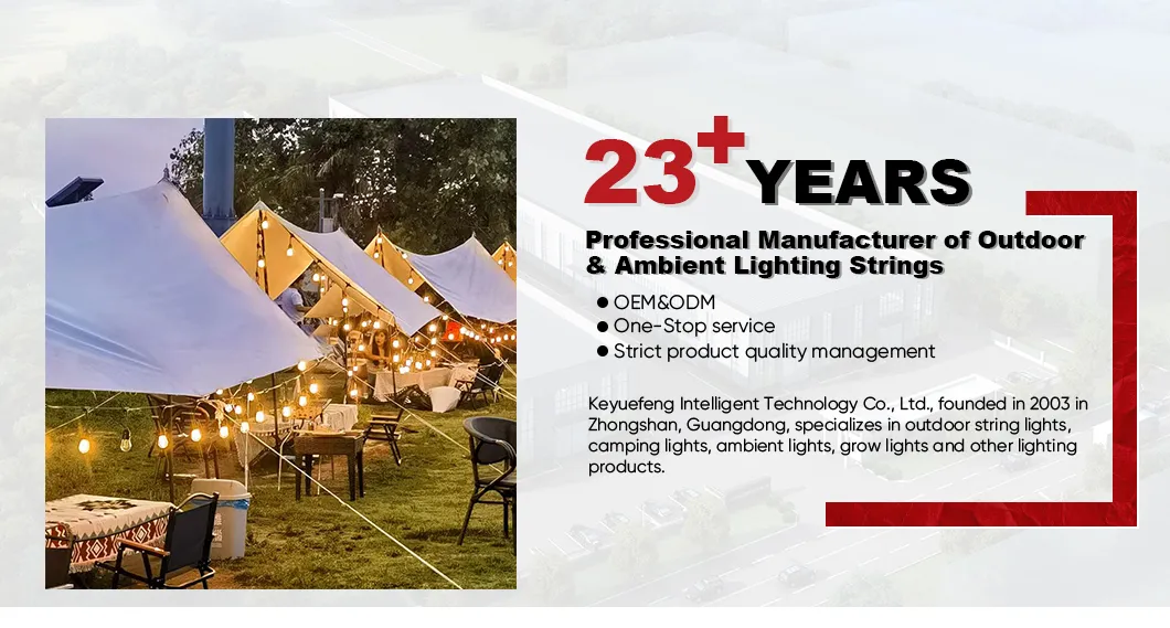 Luz de cadena LED solar exterior