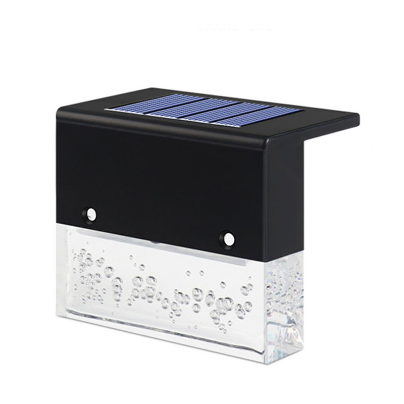 Luces de cubierta solares, luces de escalera solares LED, luces solares impermeables para cercas exteriores, para cubierta exterior, escaleras