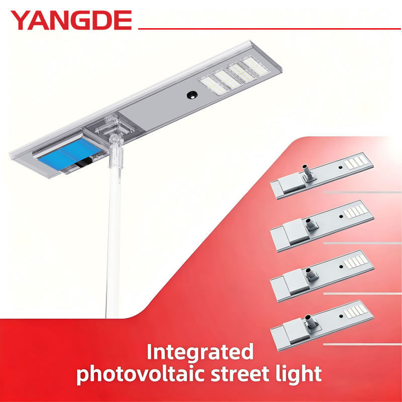 IP68 Yd-Issl 60W/100W/120W Sensor de Movimiento Todo en Uno Luz Solar Callejera para Carretera Municipal