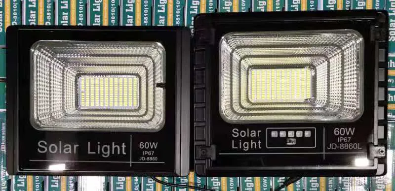 Lámpara de jardín con sensor de movimiento alimentada por energía solar, luz de inundación LED para exteriores y seguridad en el jardín