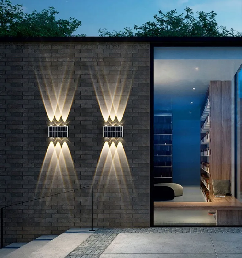 luz solar de pared