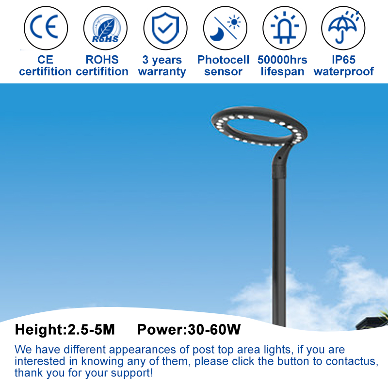 Lámpara de camino alimentada por energía solar, impermeable, luz LED para exteriores