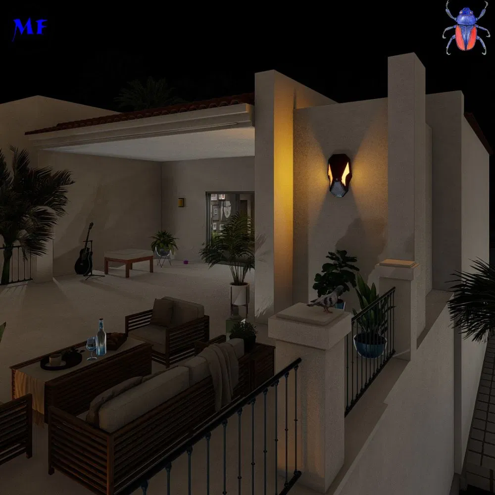 Iluminación de cercas, iluminación de terrazas, iluminación de decks, entrada de garaje, exterior de edificios de oficinas, jardín, batería de litio IP65 luz solar de pared LED con sensor de movimiento PIR a prueba de agua
