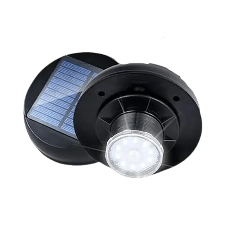 Luz solar portátil para inodoro con sensor de movimiento montada en el techo para gallineros, casas para perros, cobertizos de almacenamiento IP65 Calificado