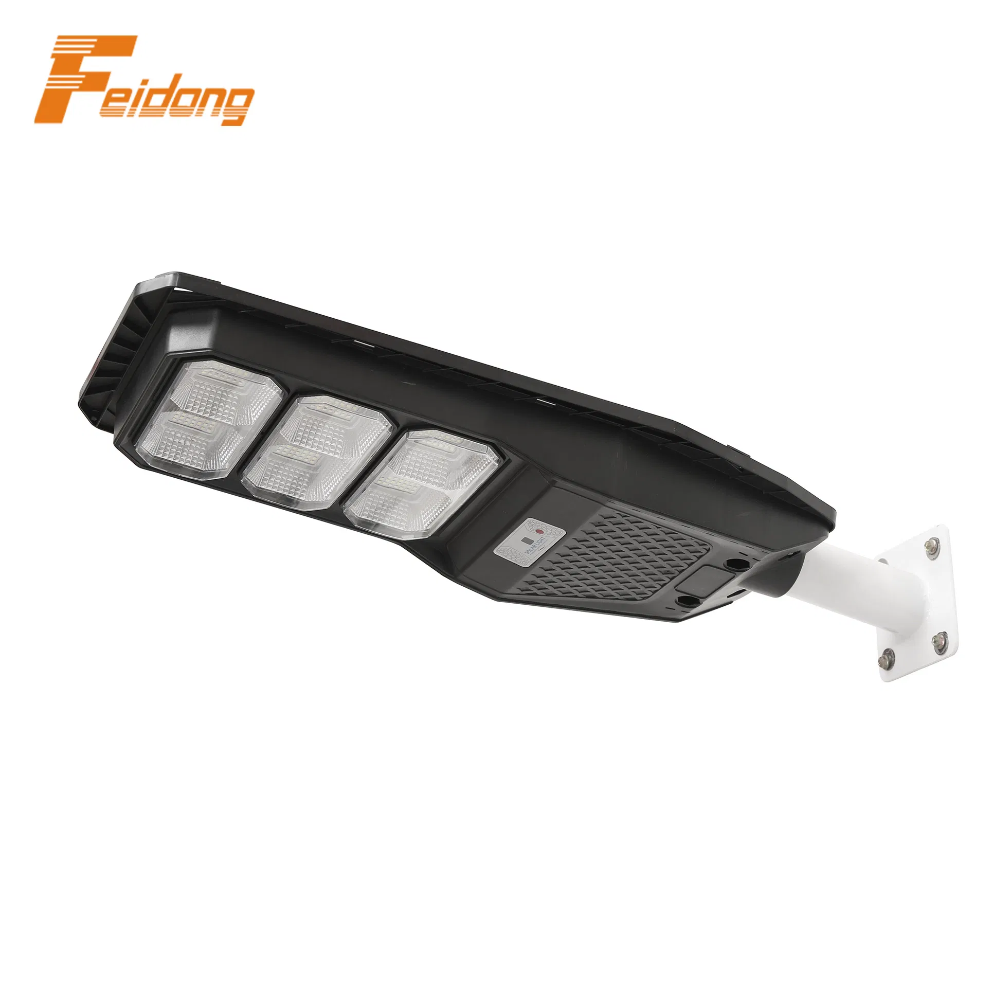 100W Lámpara Solar de Calle de Alta Lumen con Sensor de Movimiento Inducción Impermeable Integrada Luminaria Exterior LED Jardín Luces de Calle Solar