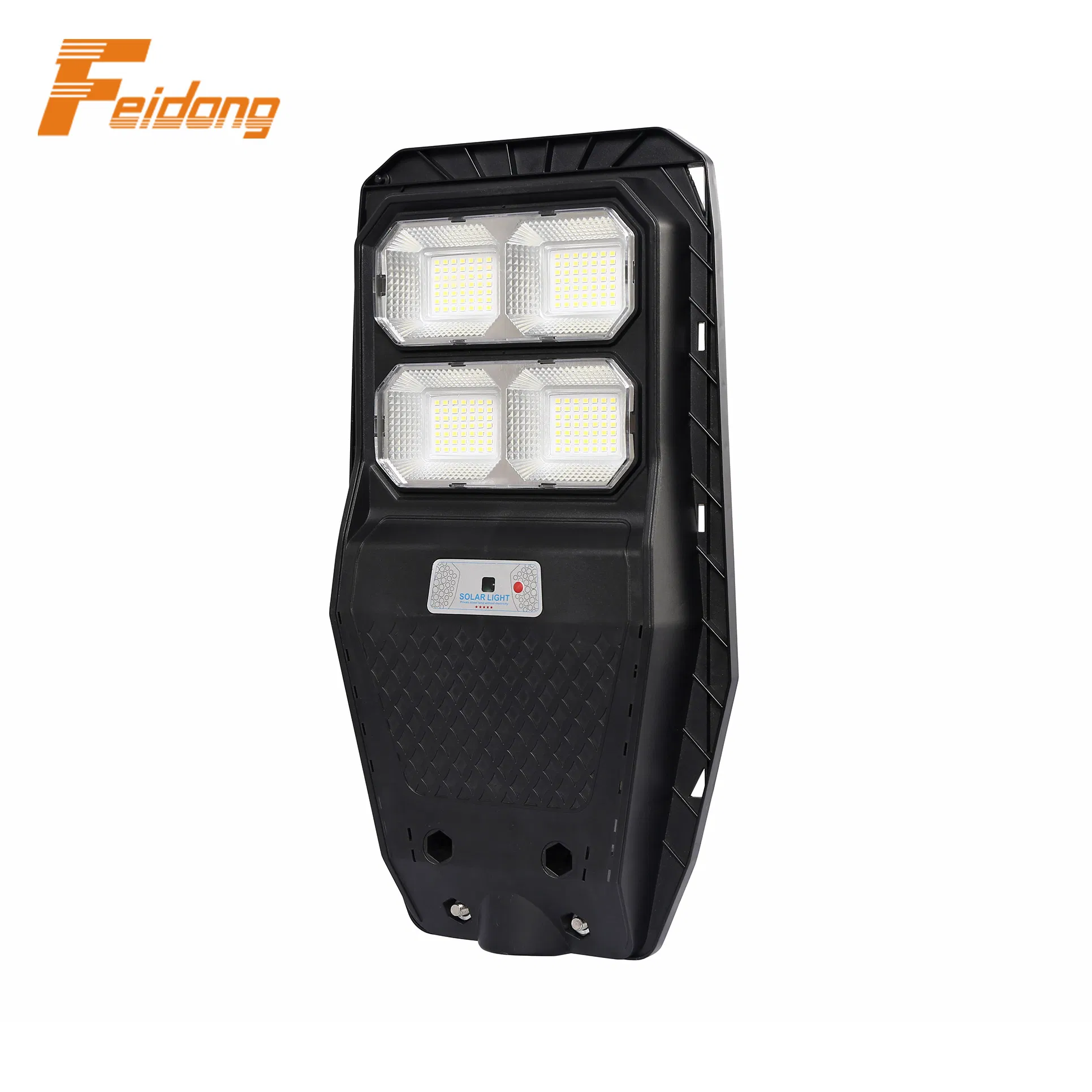 100W Lámpara Solar de Calle de Alta Lumen con Sensor de Movimiento Inducción Impermeable Integrada Luminaria Exterior LED Jardín Luces de Calle Solar