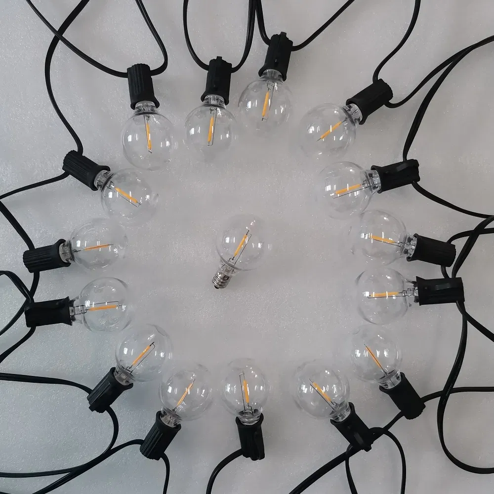 IP44 Luces de cadena solares impermeables para Navidad para uso en hogar, hotel, fiesta y bistró