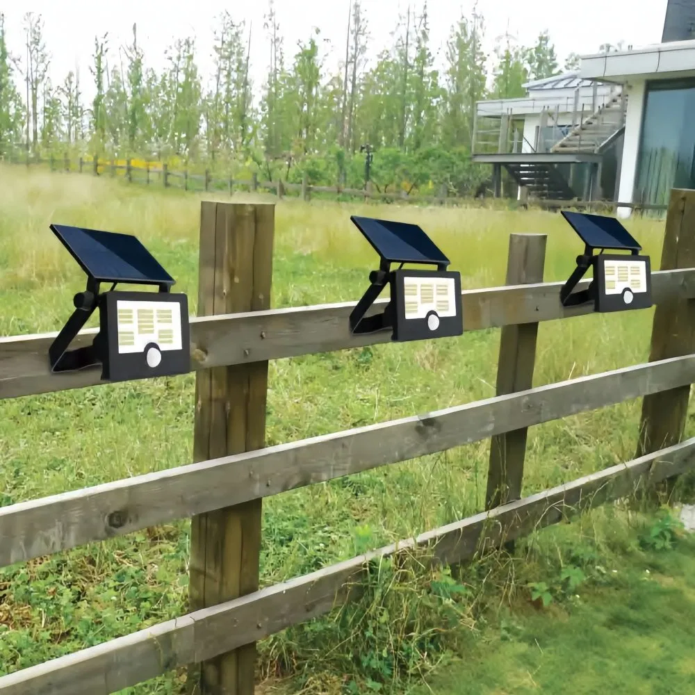 Sensor de Movimiento Solar Exterior IP65 Luces de Calle Solares Impermeables