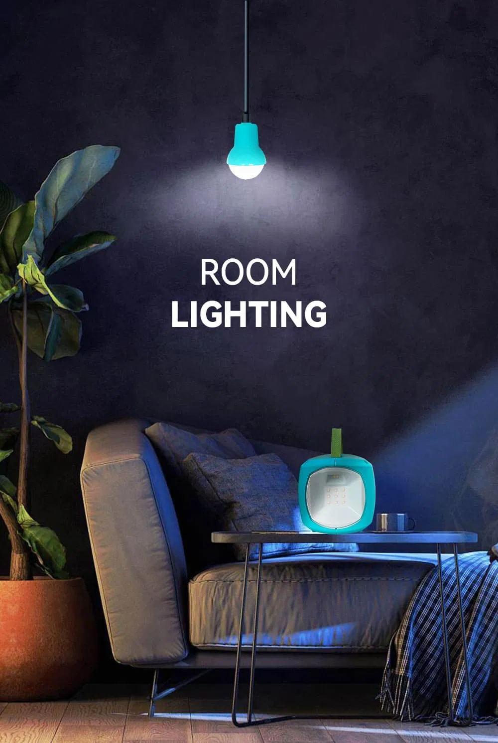 Linterna solar LED 5