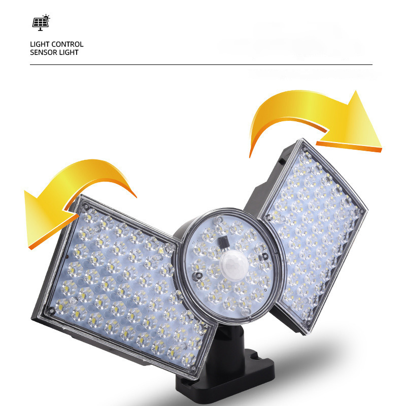 Luces LED exteriores de pared y batería interior para escenario, canalón rural, banco de energía automático con celda de azulejo, luz solar de jardín, farola