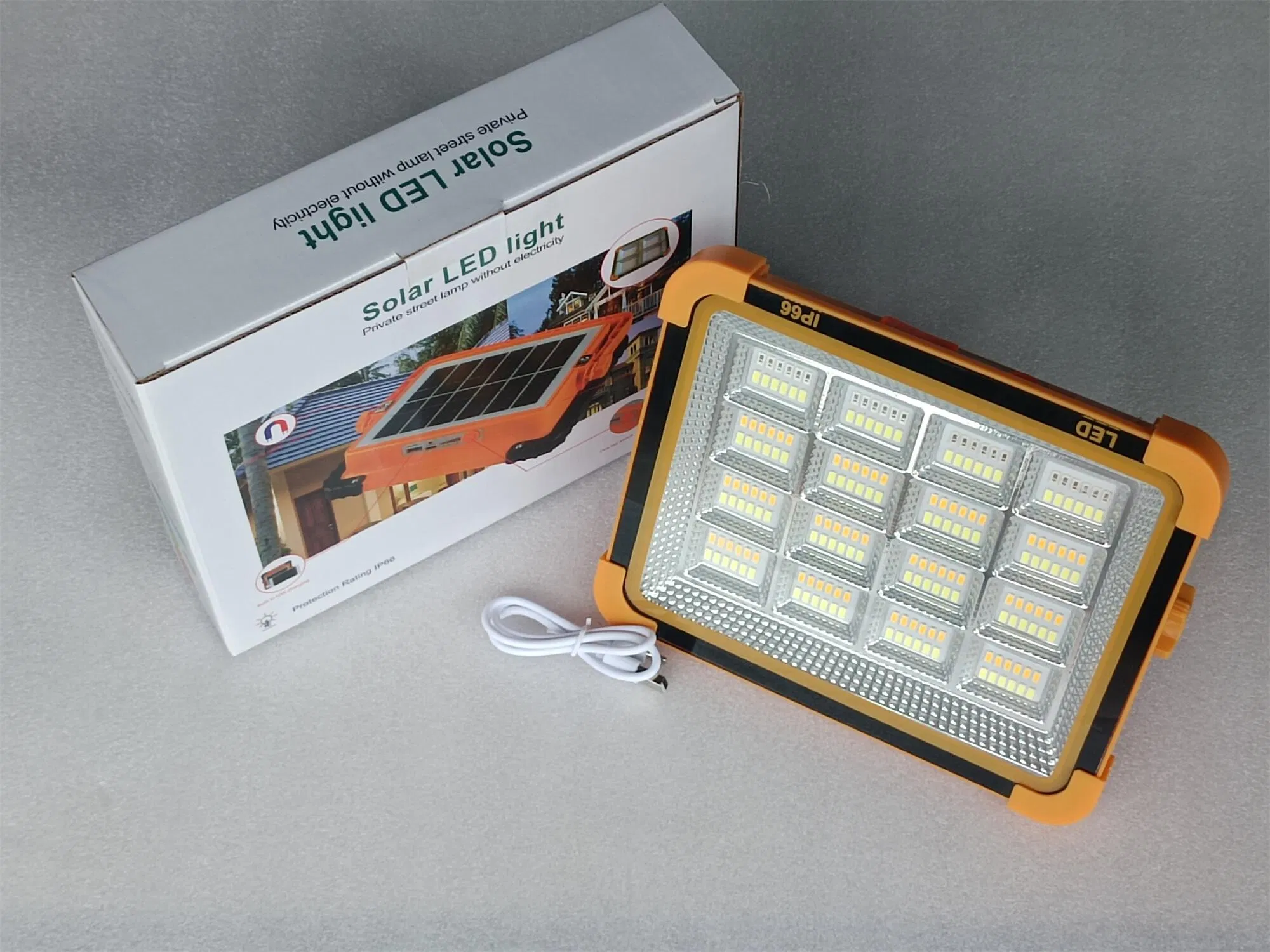 Yaye La Fábrica Más Caliente Precio CE 50W/100W/200W Solar Portátil de Emergencia Multifuncional Linterna Recargable de Litio Battery/1000PCS Stock/ 3years Garantía