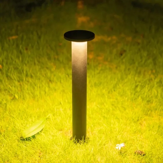 Iluminación 12V de Bajo Voltaje de Acero Inoxidable LED Decorativa Solar para Senderos, Decoración Exterior de Lujo, Lámpara de Llama Única para Pilar, Escalón, Jardín, Luces de Burbuja