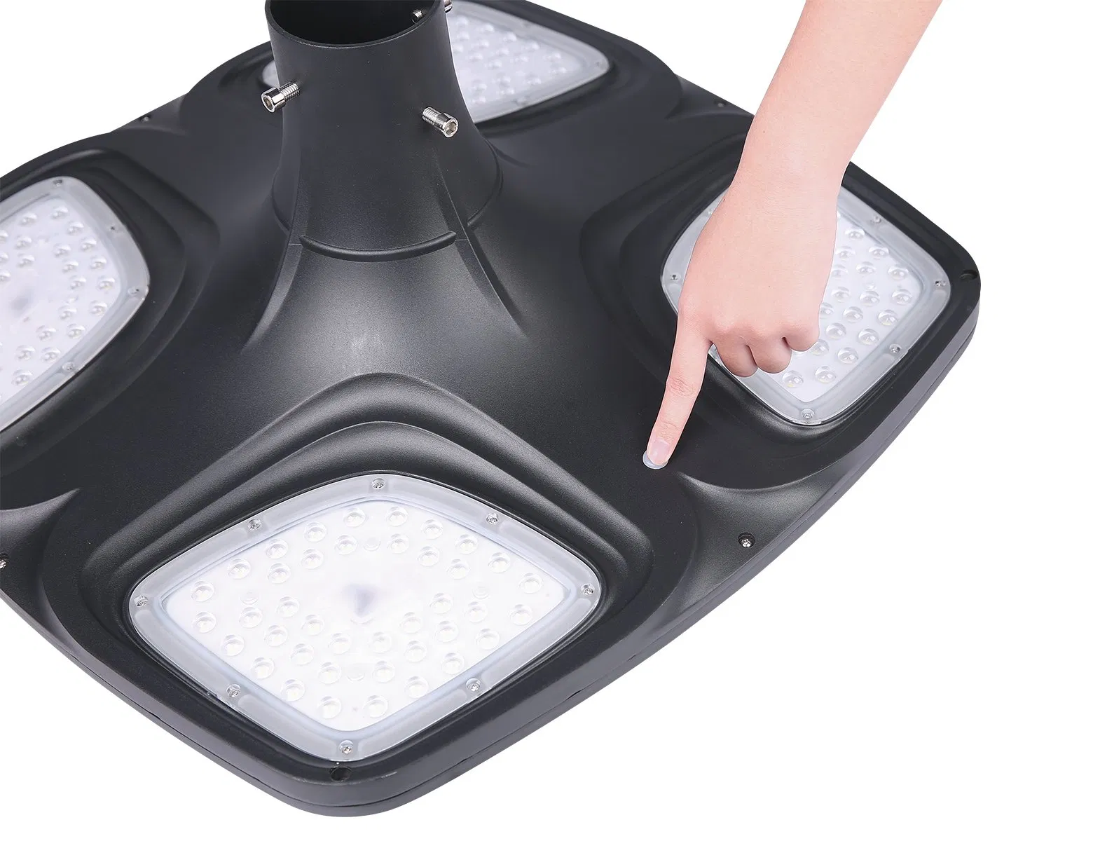 IP65 40W Luz de calle LED solar impermeable para exteriores con sensor de LED de OVNI