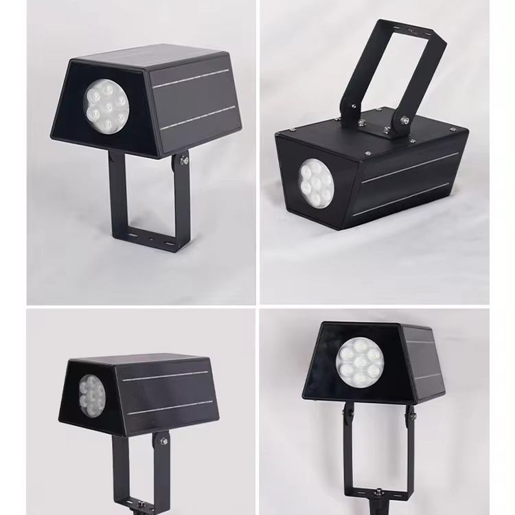 Luz de Spot Exterior Solar IP65 Impermeable Blanca Cálida para Paisaje en Jardín y Sendero