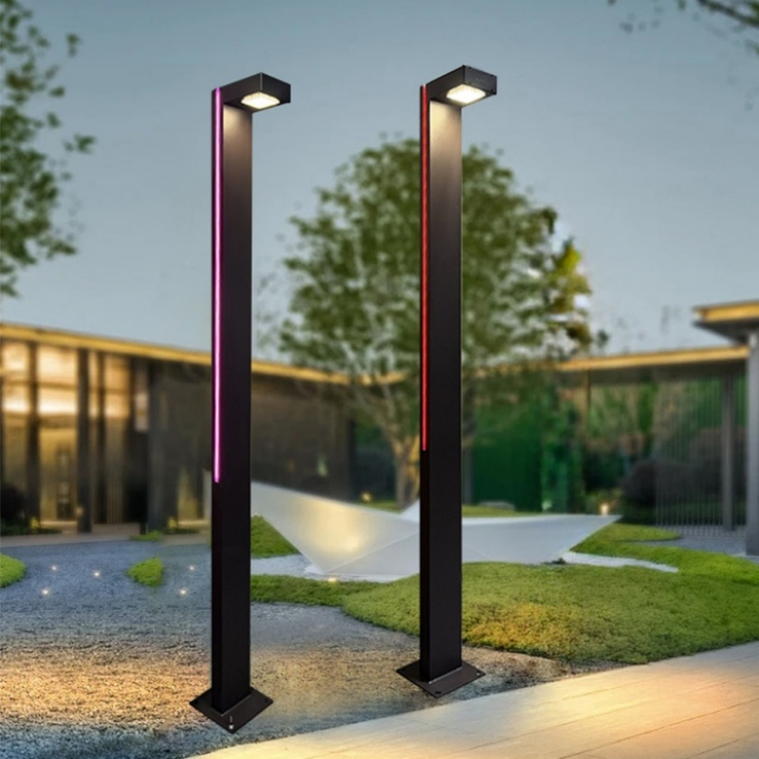 Nueva Tendencia Luz de Jardín LED de Inducción Solar para Terraza Exterior