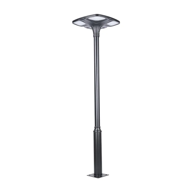 Luz solar de pilar para patio exterior más brillante