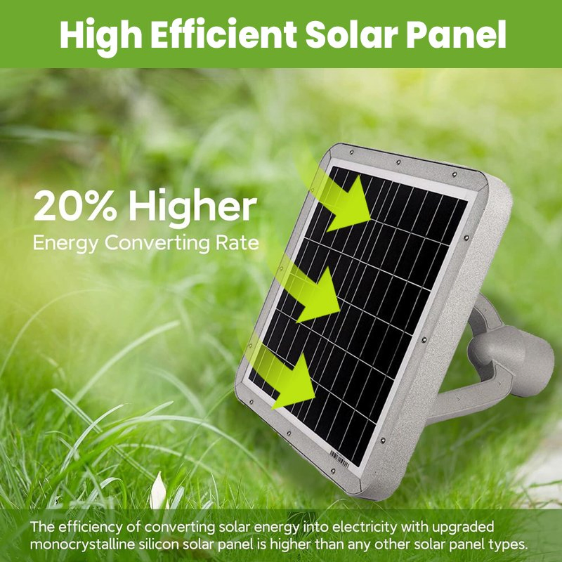 Luces de Jardín Solares Exteriores Tipo Europeo Inalámbricas IP 65 a Prueba de Agua Cuadradas para Cercas Luces de Poste de Energía Solar para Exteriores Lámpara de Puerta de Pilar