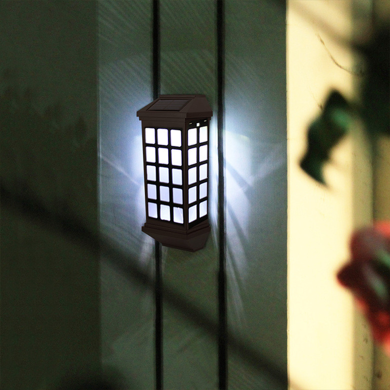 Lámpara de pared solar brillante
