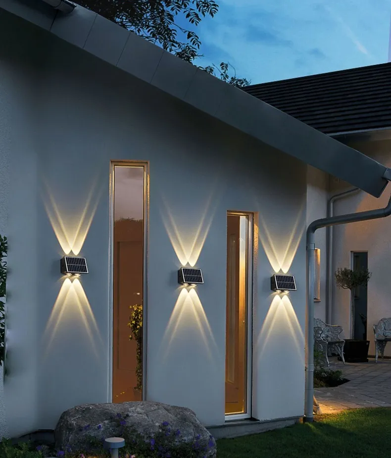 iluminación de jardín