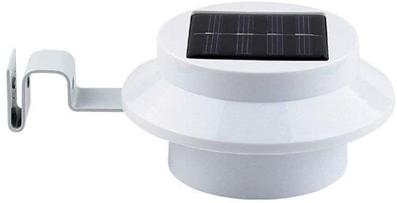 Luces de canalón solares blancas