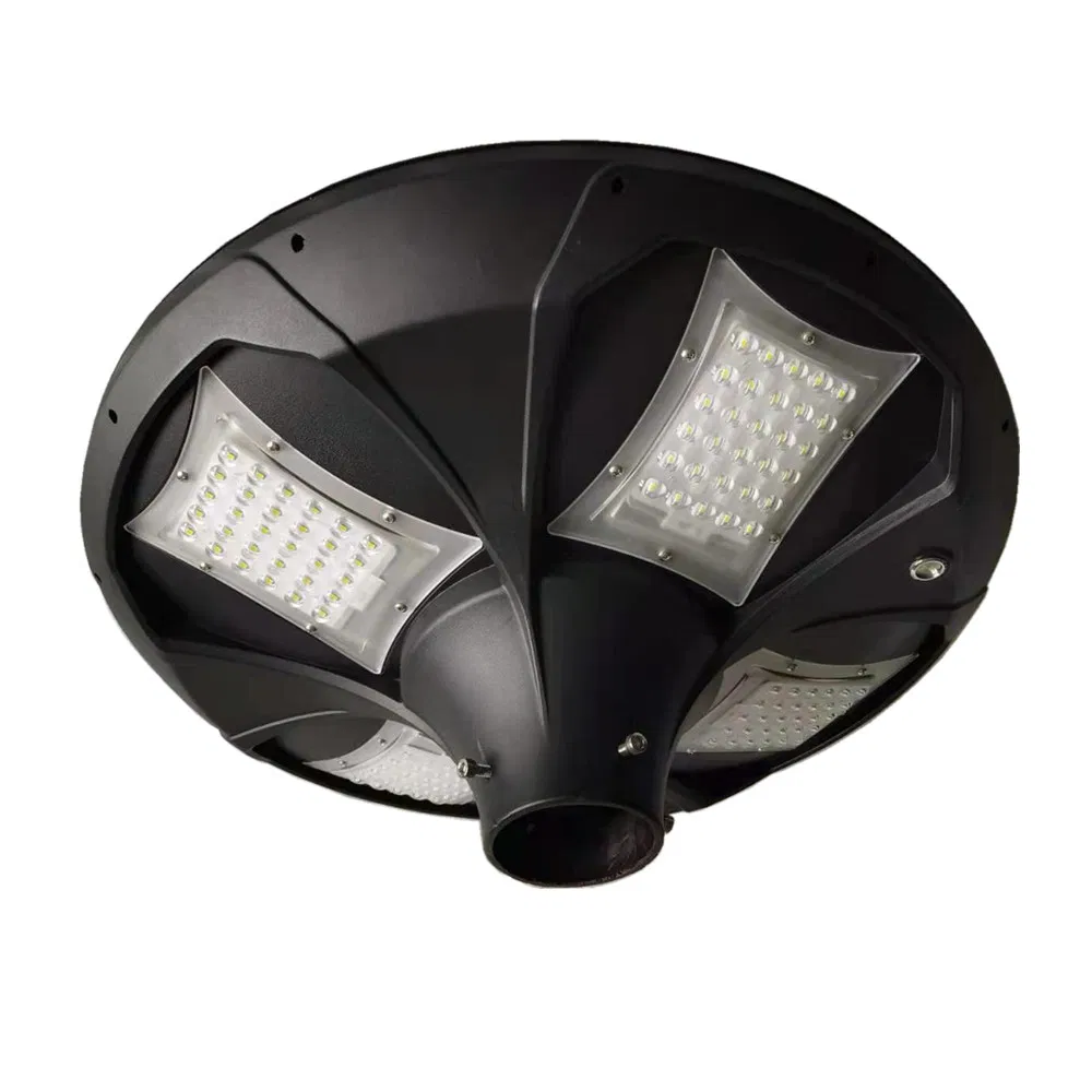 Lámpara de jardín solar LED de decoración de poste y pilar, impermeable, de alto lumen y buena luminosidad