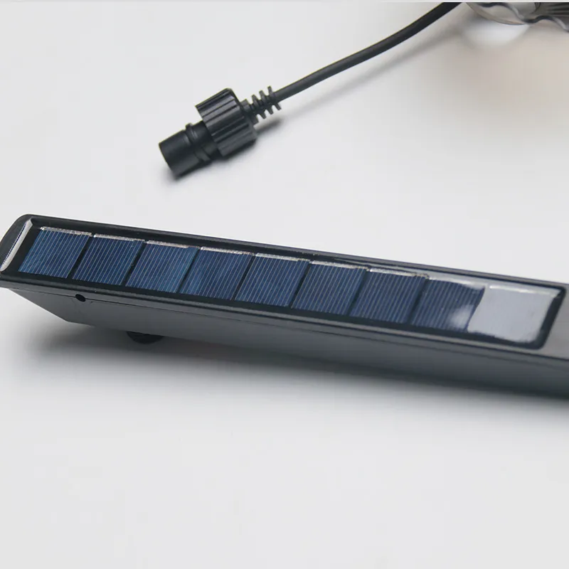 Nuevo trabajo de diseño luz colgante solar impermeable IP65 para jardín de cobertizo