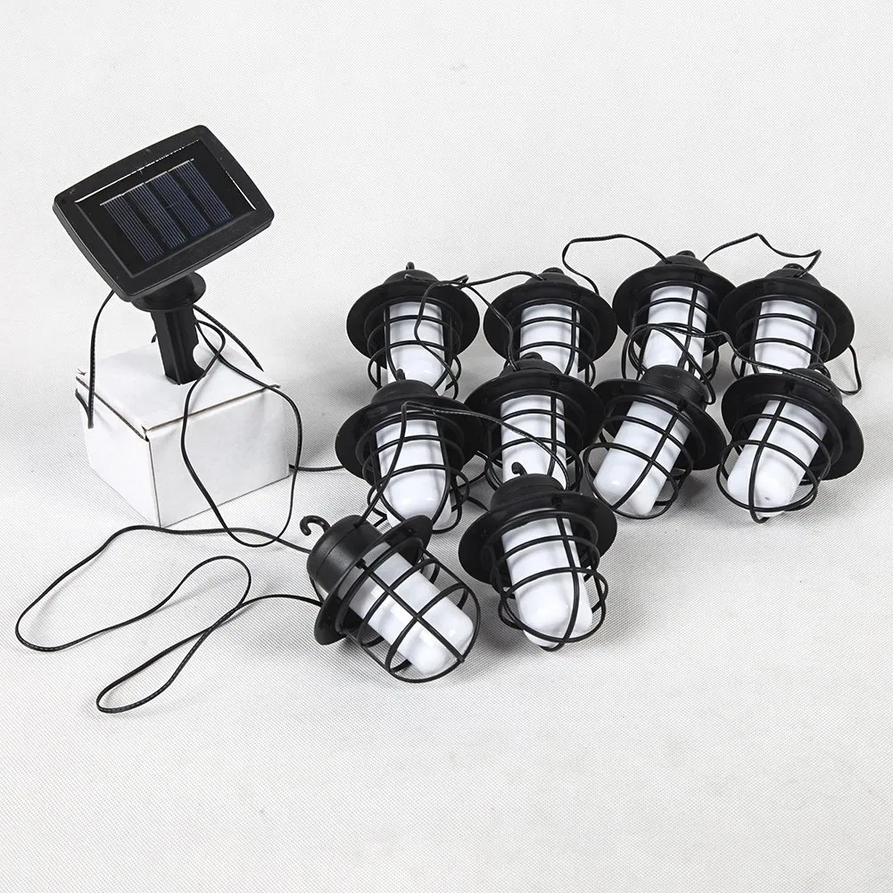 Linterna de cadena LED recargable de plástico Yichen con luz cálida