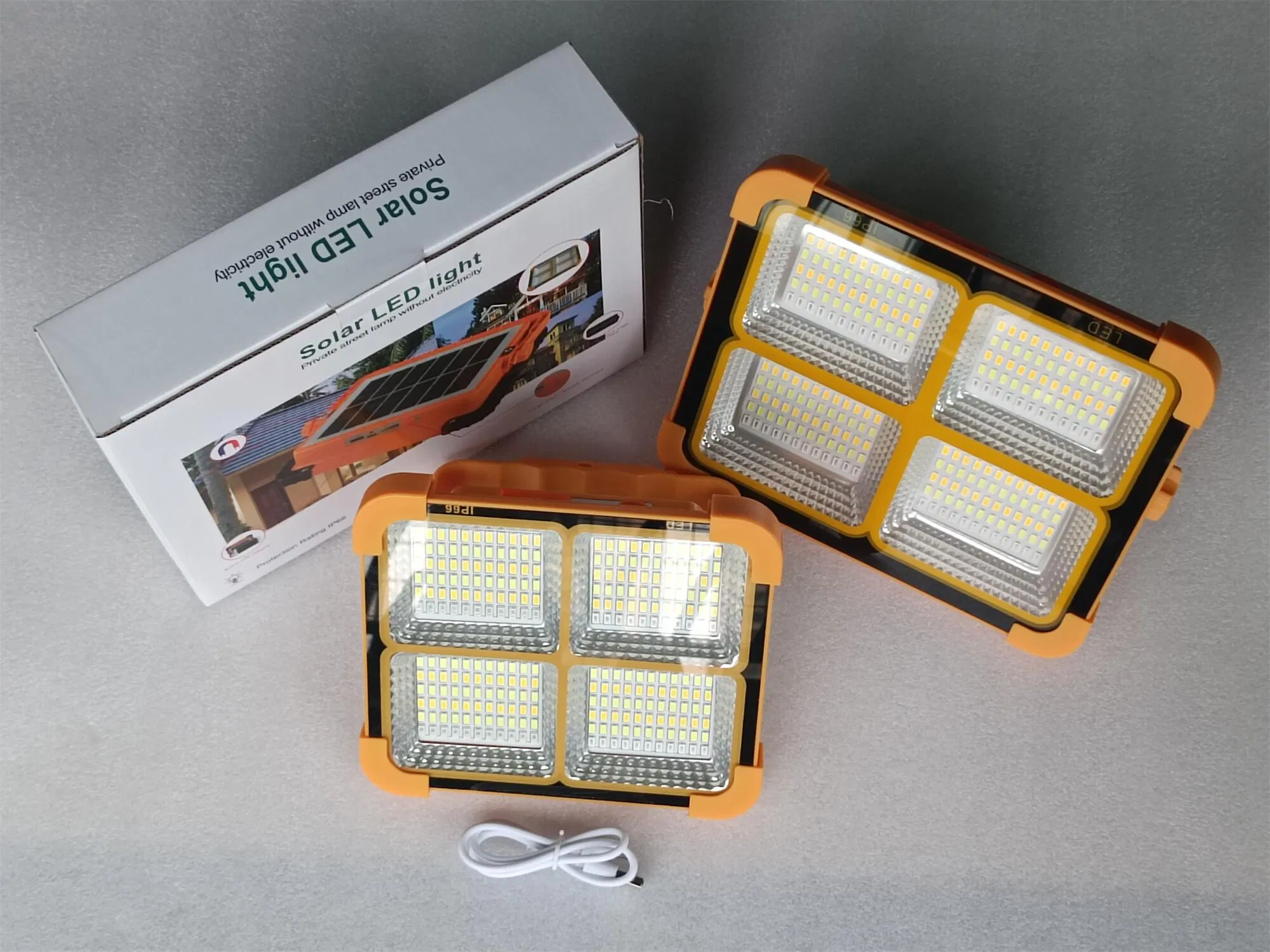 Yaye La Fábrica Más Caliente Precio CE 50W/100W/200W Solar Portátil de Emergencia Multifuncional Linterna Recargable de Litio Battery/1000PCS Stock/ 3years Garantía