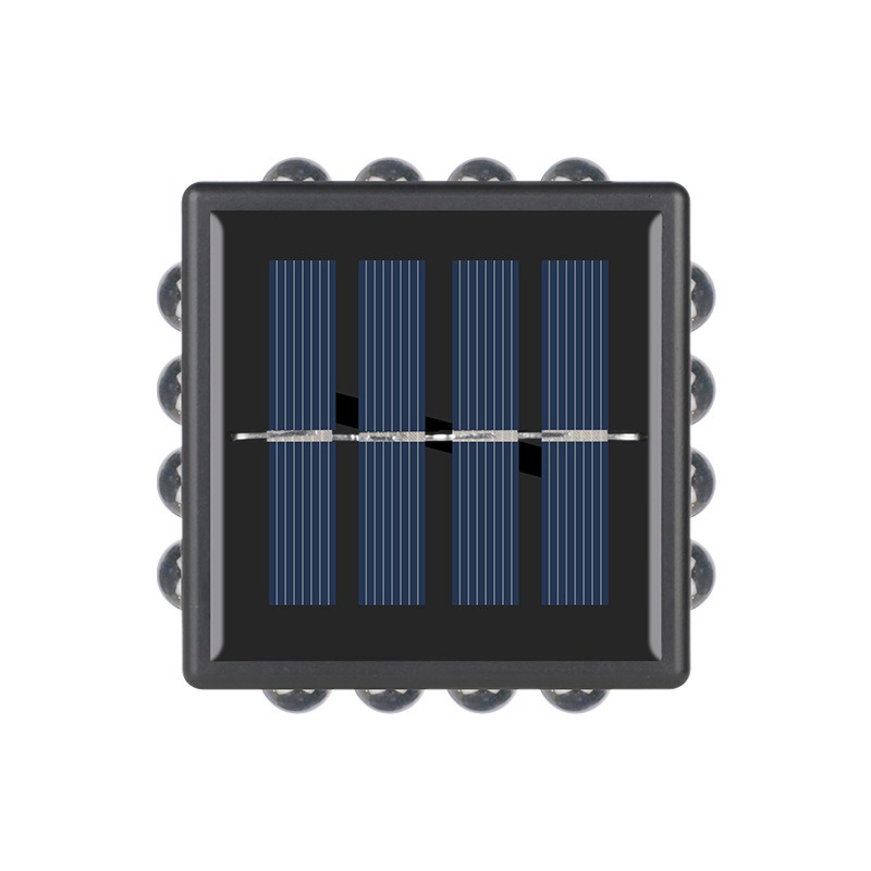 Lámpara de pared LED impermeable con espejo convexo de cuatro lados para exteriores, luz decorativa para jardín y escalera