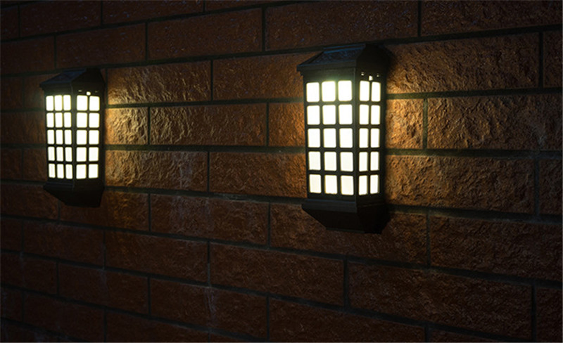 Lámpara de pared solar brillante