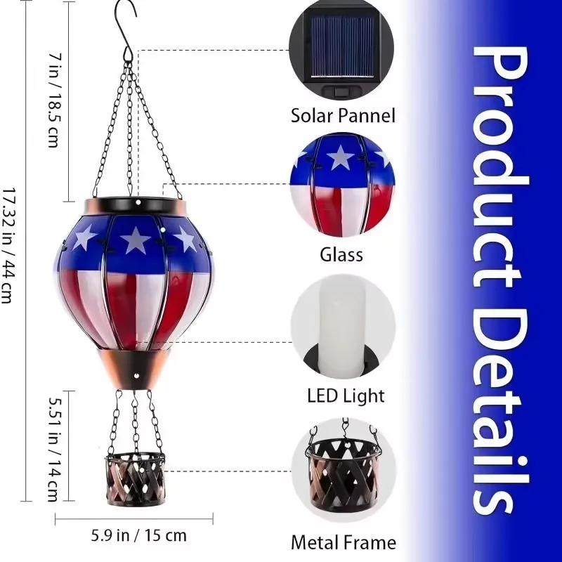 Linterna Solar LED Impermeable Premium para Jardines al Aire Libre