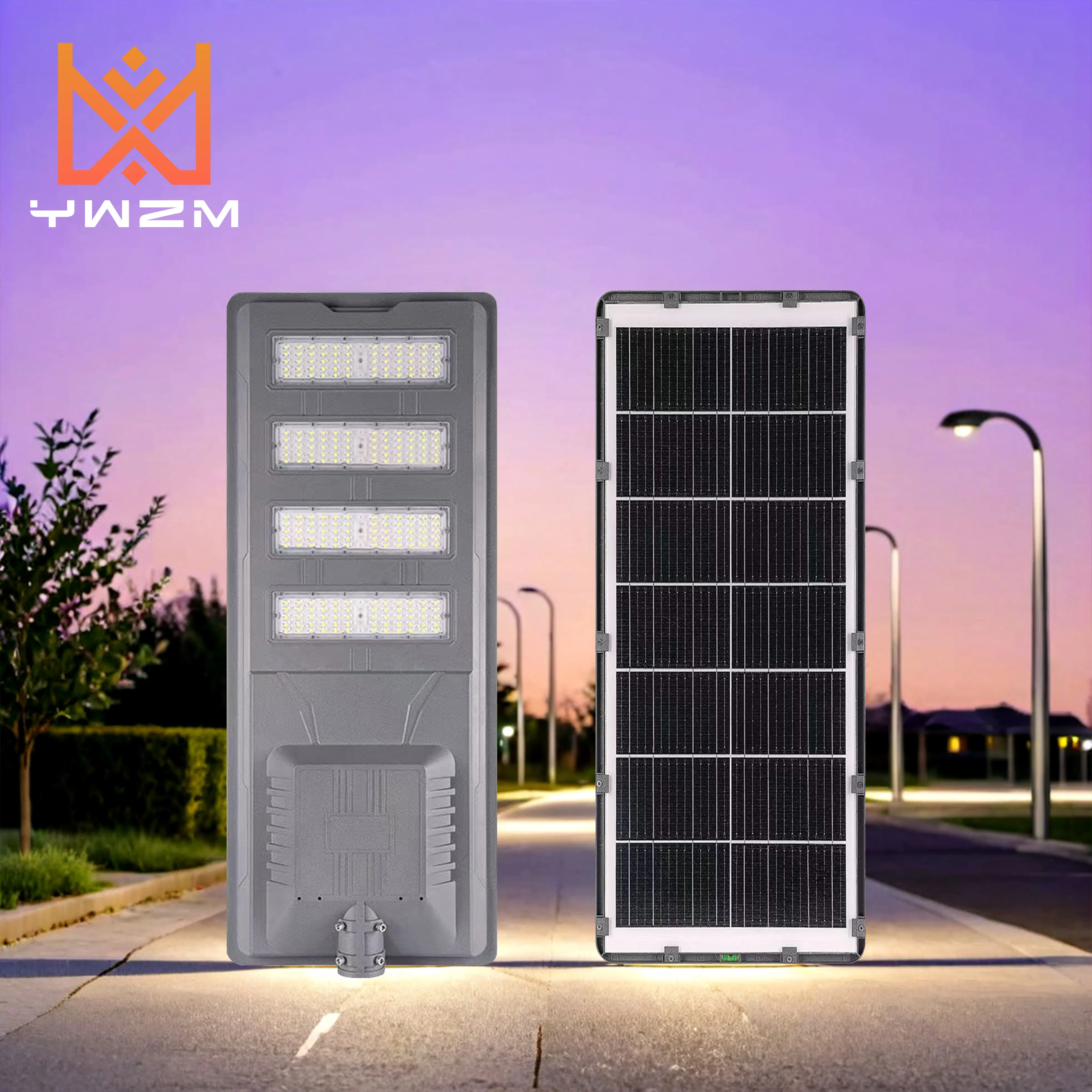 Luces de camino solares elegantes para espacios ecológicos