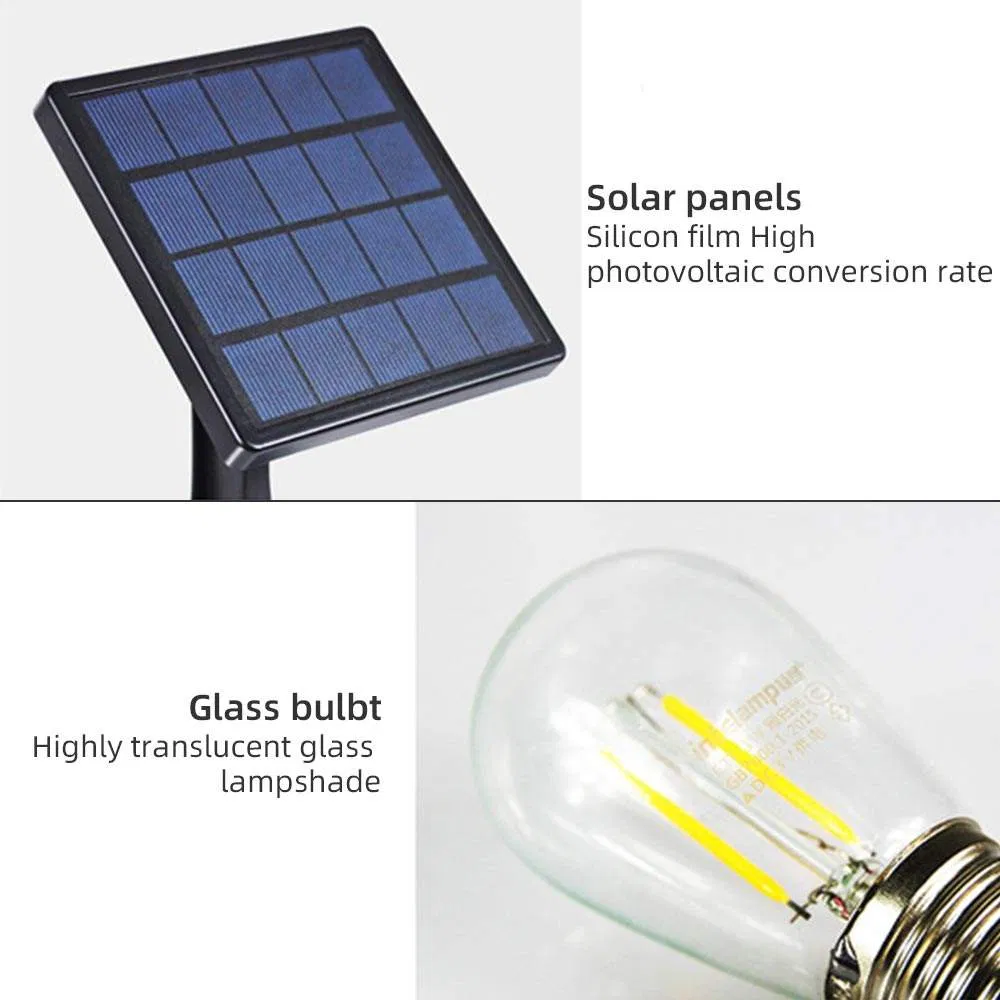 Control Remoto IP65 Luz Solar LED Impermeable para Exterior de Cobertizo