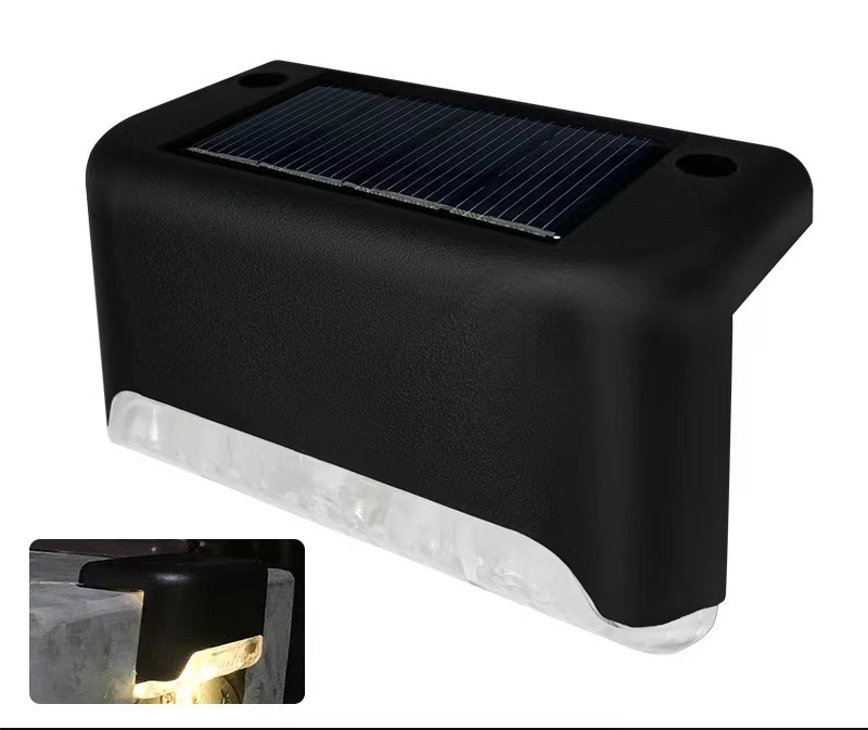 Luz solar para escaleras exteriores, luz para escaleras, luz para pasillos, luz para patios exteriores, luz nocturna