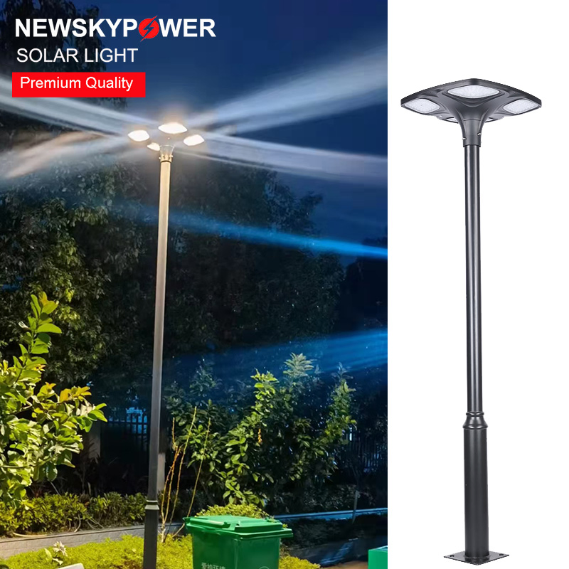 IP65 40W Luz de calle LED solar impermeable para exteriores con sensor de LED de OVNI