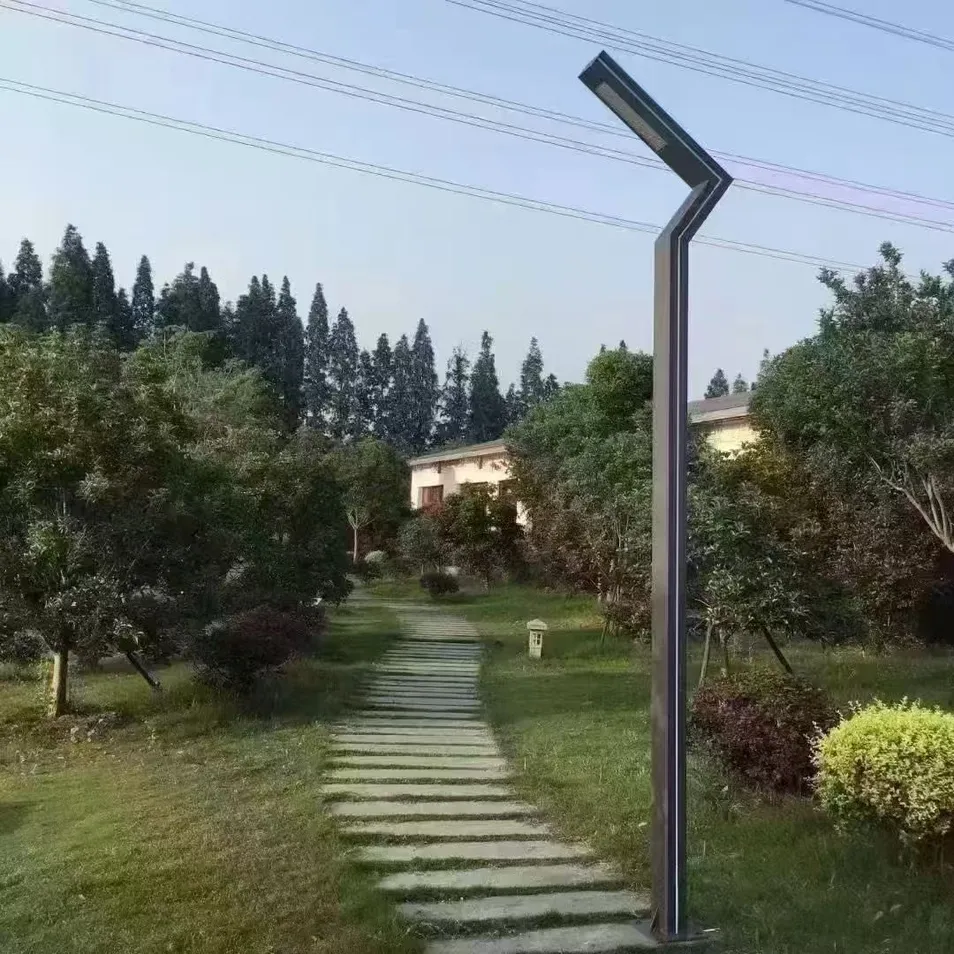 30W Luz Solar Decorativa para Senderos, Luz Solar LED para Patio, Luz LED de Bolardo, Luz Solar para Caminos, Luz Solar para Jardín