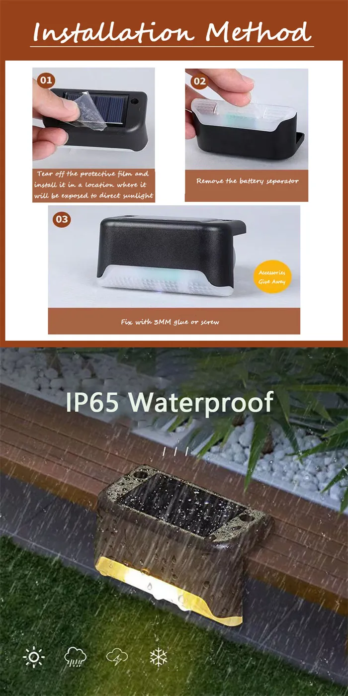 Lámpara LED solar IP65