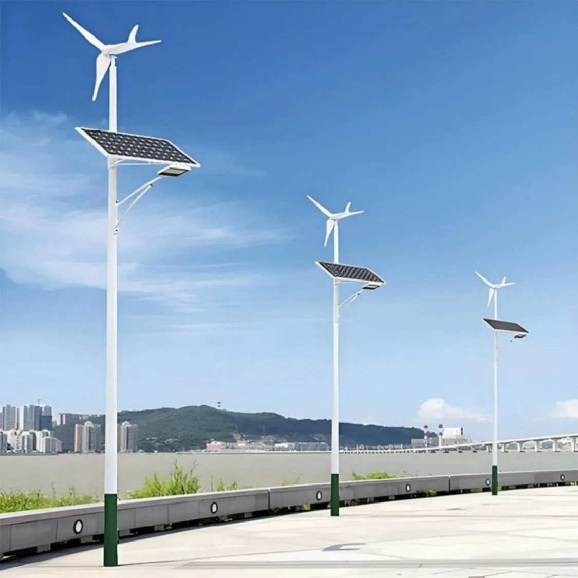 Luz de Calle Solar LED con Sensor de Movimiento Impermeable 1000W Luz de Jardín Super Brillante para Caminos y Carreteras Grande Luz Solar de Calle Exterior