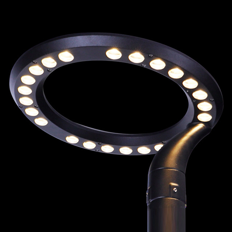 Lámpara de camino alimentada por energía solar, impermeable, luz LED para exteriores