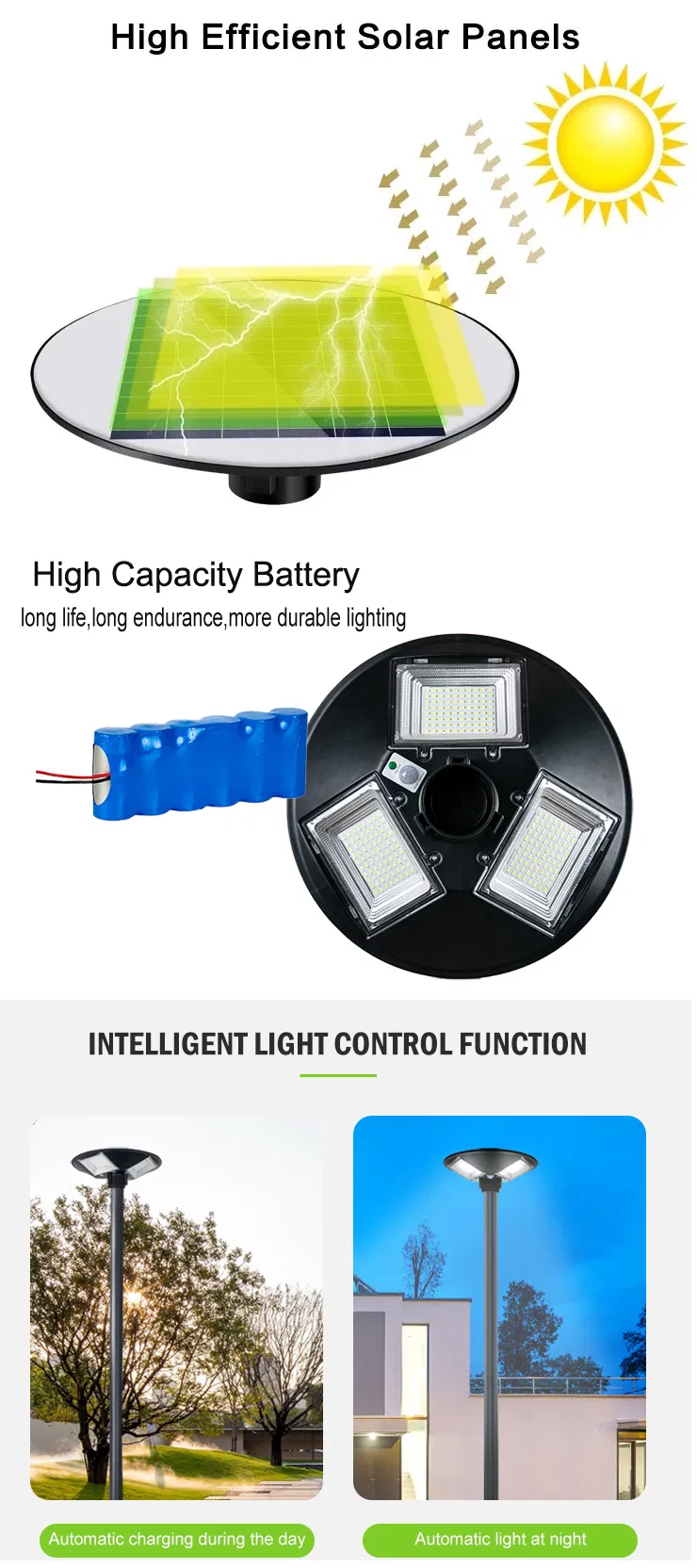 Luz solar UFO 3