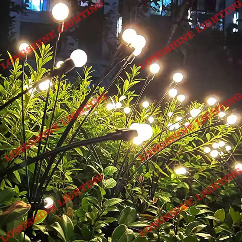 Luz de jardín luciérnaga solar