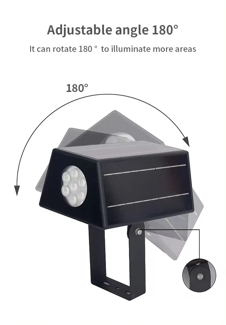 Luz de Spot Exterior Solar IP65 Impermeable Blanca Cálida para Paisaje en Jardín y Sendero
