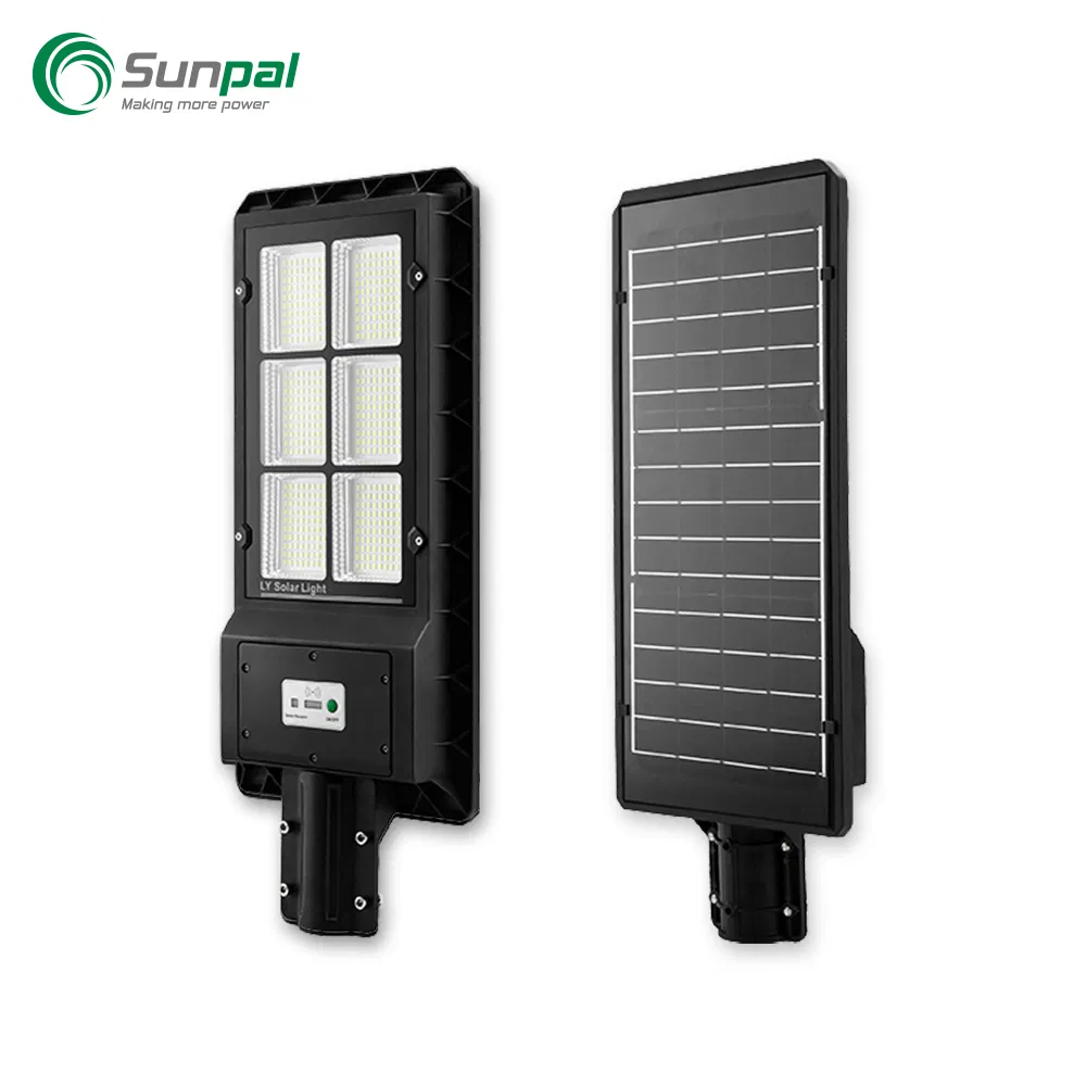 Luces solares exteriores Sunpal 60W sistema de iluminación de seguridad para pared de casa