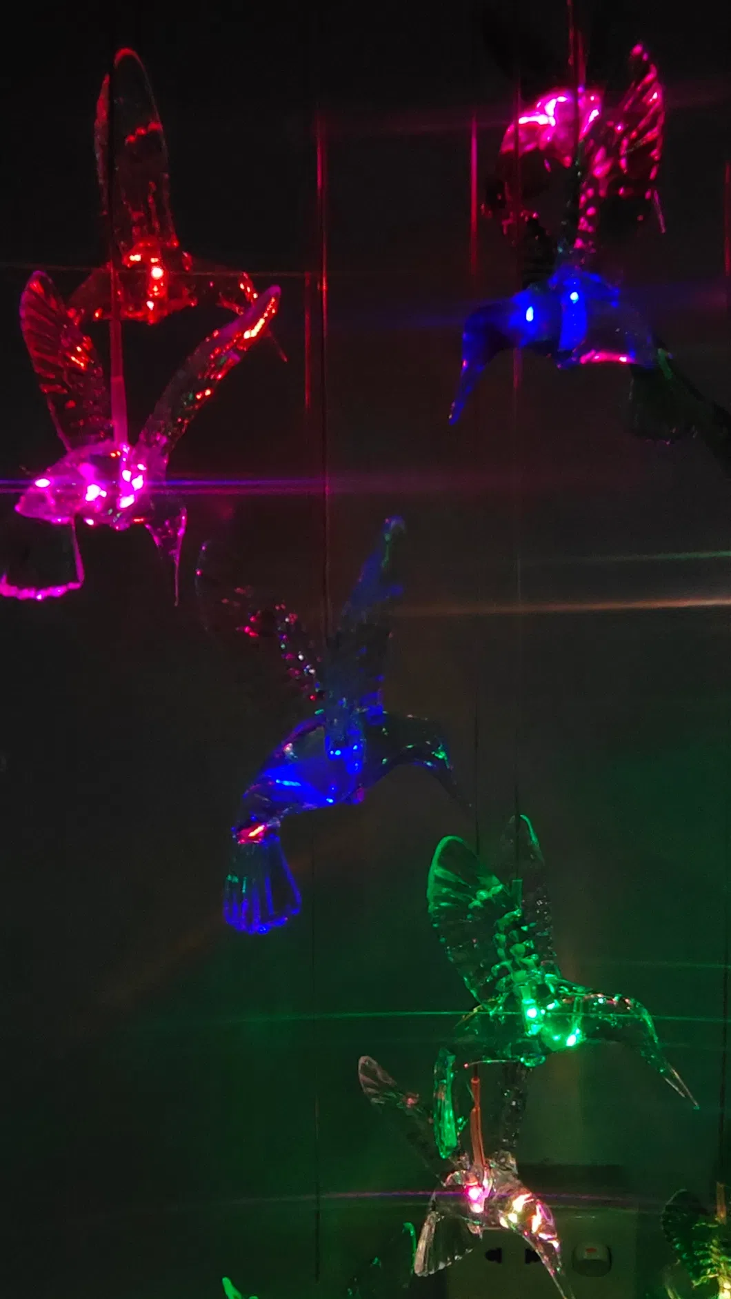 Detalle mariposa LED
