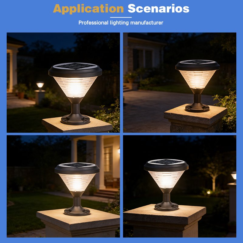 Luces de camino LED solares con sensor de luz automático para decoración de jardín