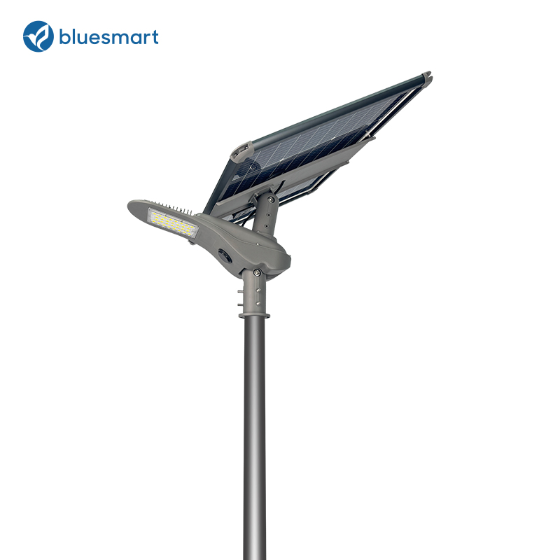 Luz de calle solar LED integrada al aire libre Bluesmart OEM/ODM con sensor de movimiento para caminos rurales de aldeas