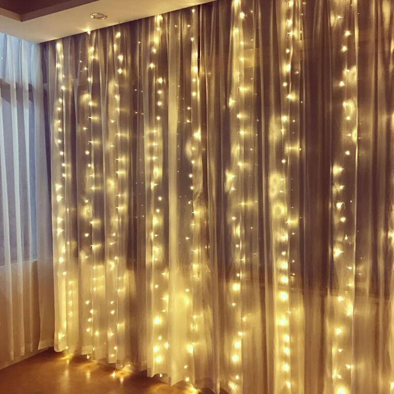 Luces de cadena solares LED al por mayor para exteriores, iluminación impermeable para patio, proyecto de luces decorativas para el día de Navidad en el jardín