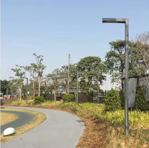 30W Luz Solar Decorativa para Senderos, Luz Solar LED para Patio, Luz LED de Bolardo, Luz Solar para Caminos, Luz Solar para Jardín