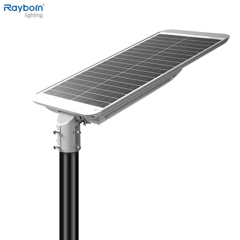 Alta Brillantez 200lm/W Luz Solar Integrada con Sensor de Movimiento MPPT para Carreteras y Autopistas 40W/60W/80W/100W/120W/150W/200W Todo en Uno LED Solar Callejero